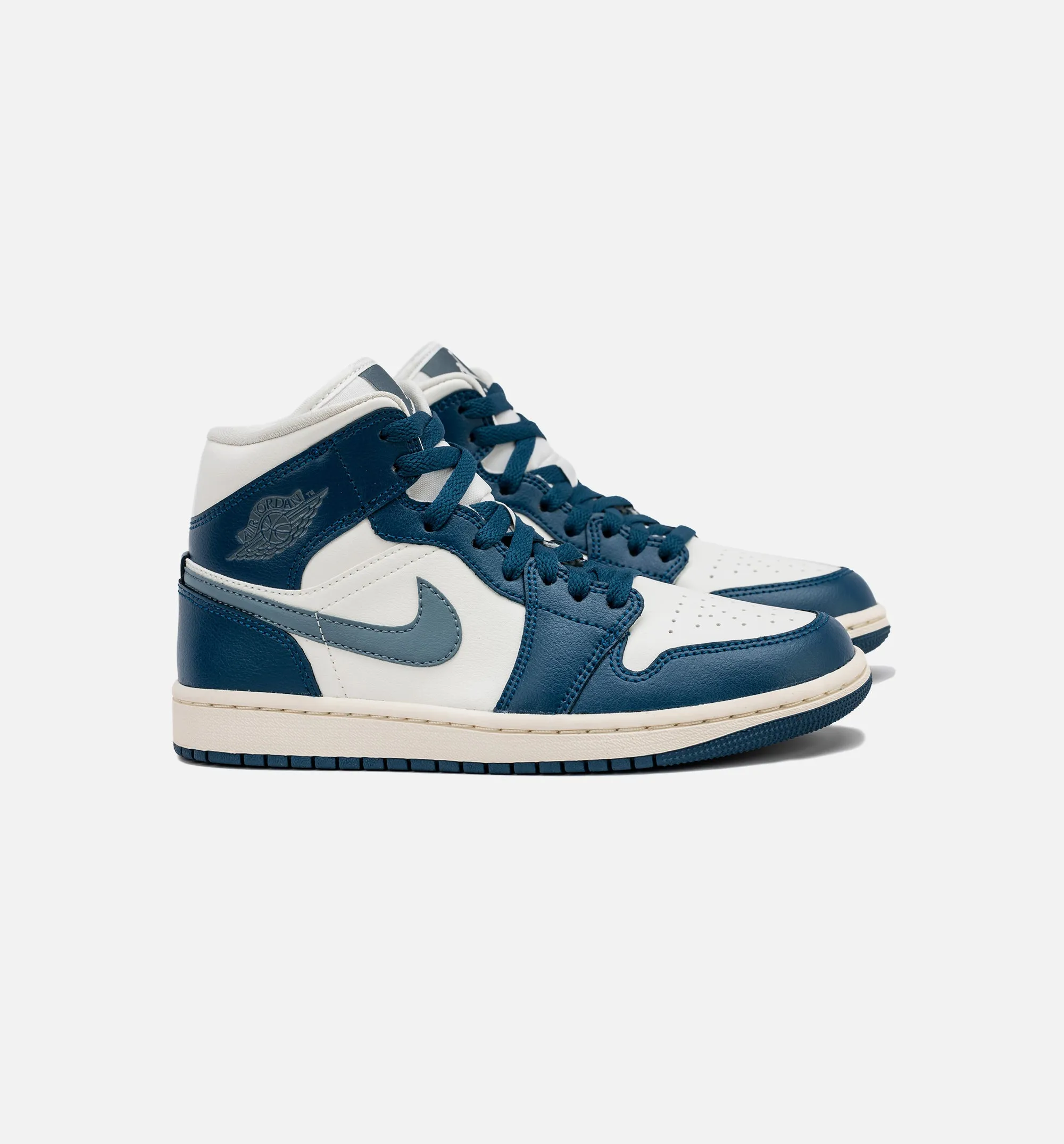 Air Jordan 1 Retro Mid Sky J French Blue Womens Lifestyle Shoe - Sky J French Blue/Sail/Ozone Blue sold by Nice Kicks Retail product image thumbnail 2