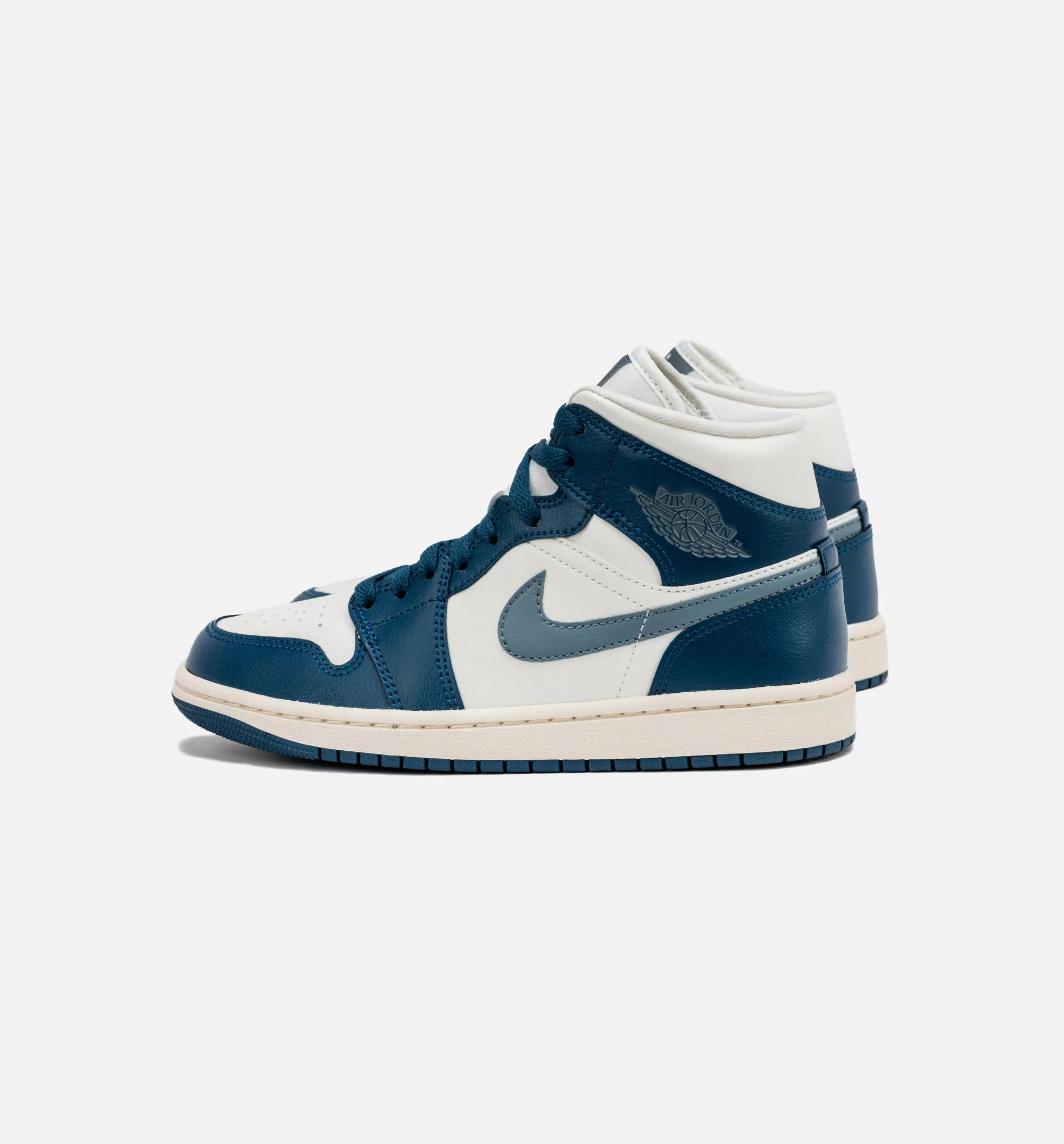 Air Jordan 1 Retro Mid Sky J French Blue Womens Lifestyle Shoe - Sky J French Blue/Sail/Ozone Blue sold by Nice Kicks Retail product image thumbnail 3