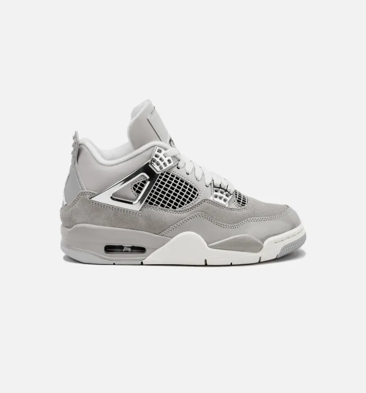 Air Jordan 4 Retro Frozen Moments Womens Lifestyle Shoe - Grey/White Limit One Per Customer made by Jordan
