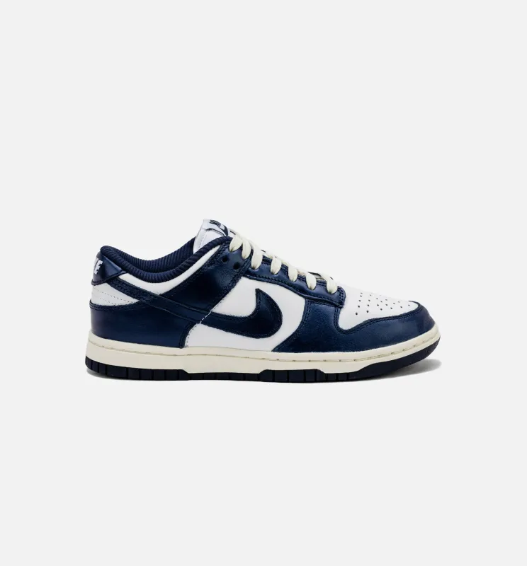 Dunk Low Vintage Navy Womens Lifestyle Shoe - Midnight Navy/Coconut Milk made by Nike