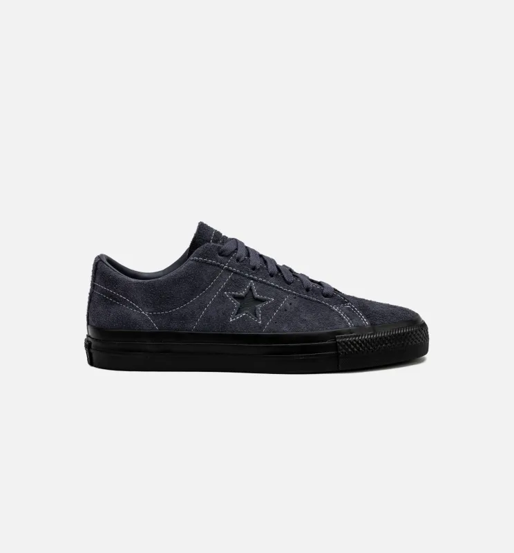 Cons One Star Pro Suede Mens Lifestyle Shoe - Dark Moth/Black sold by Nice Kicks Retail