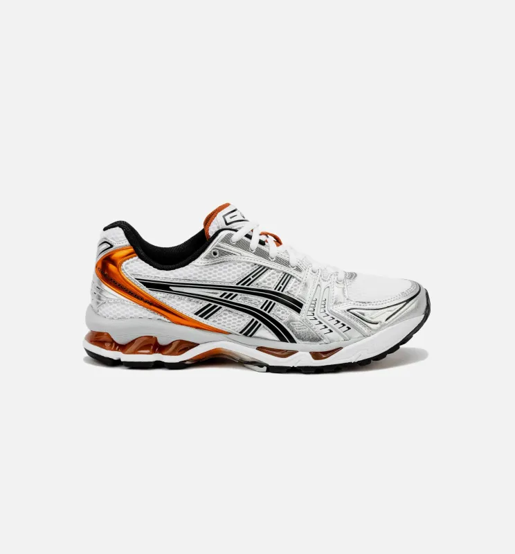Gel Kayano 14 Piquant Orange Mens Lifestyle Shoe - White/Piquant Orange sold by Nice Kicks Retail