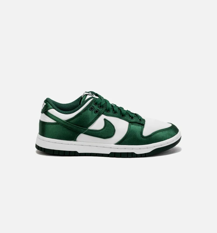 Dunk Low Satin Green Womens Lifestyle Shoe - White/Green Free Shipping made by Nike