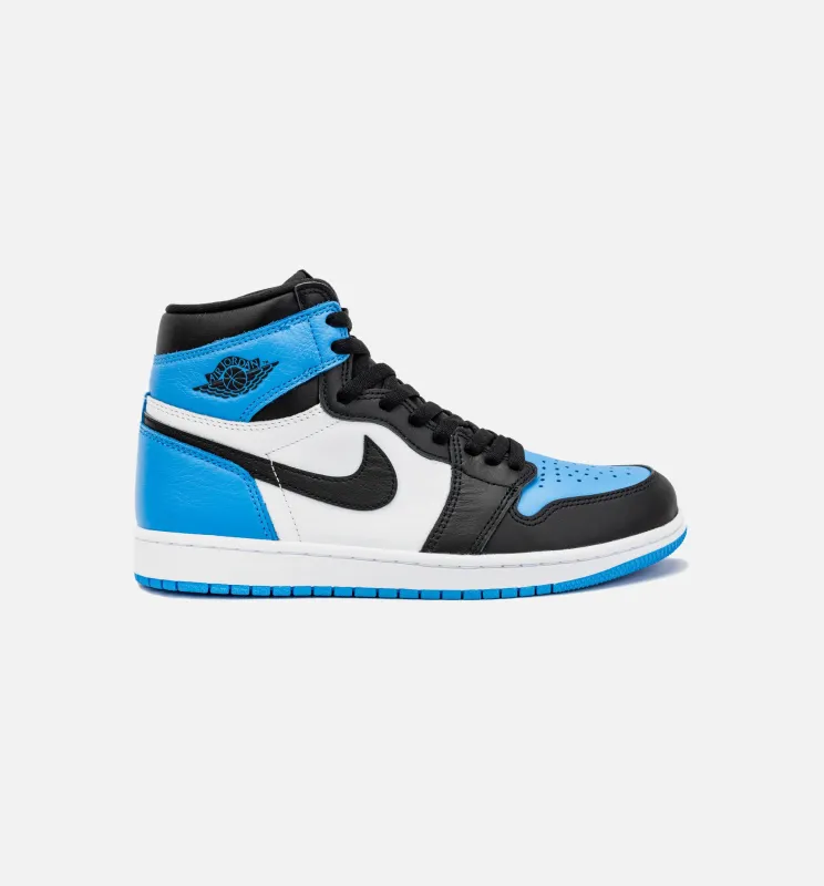 Air Jordan 1 Retro High OG University Blue Mens Lifestyle Shoe - Black/Blue made by Jordan