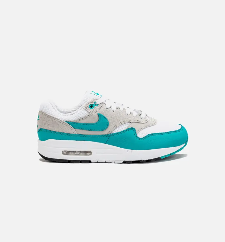 Air Max 1 Clear Jade Mens Lifestyle Shoe - Grey/Jade sold by Nice Kicks Retail