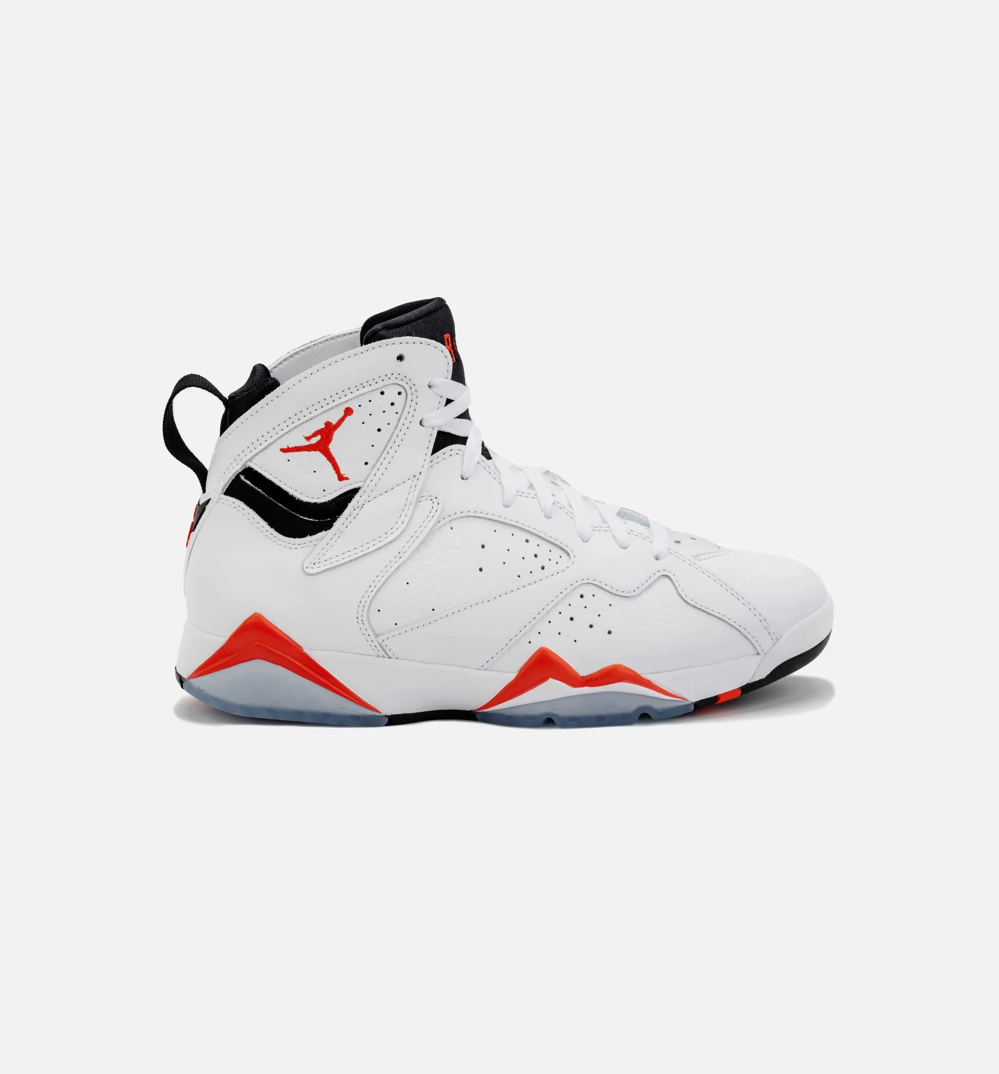 Air Jordan 7 Retro White Infrared Mens Lifestyle Shoe - White/Crimson sold by Nice Kicks Retail