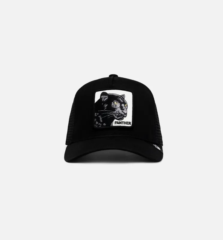 The Panther Trucker Mens Hat - Black sold by Nice Kicks Retail