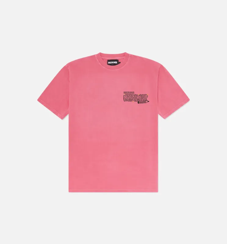Hard Times Maze Mens Short Sleeve Shirt - Pink made by Nice Kicks Retail