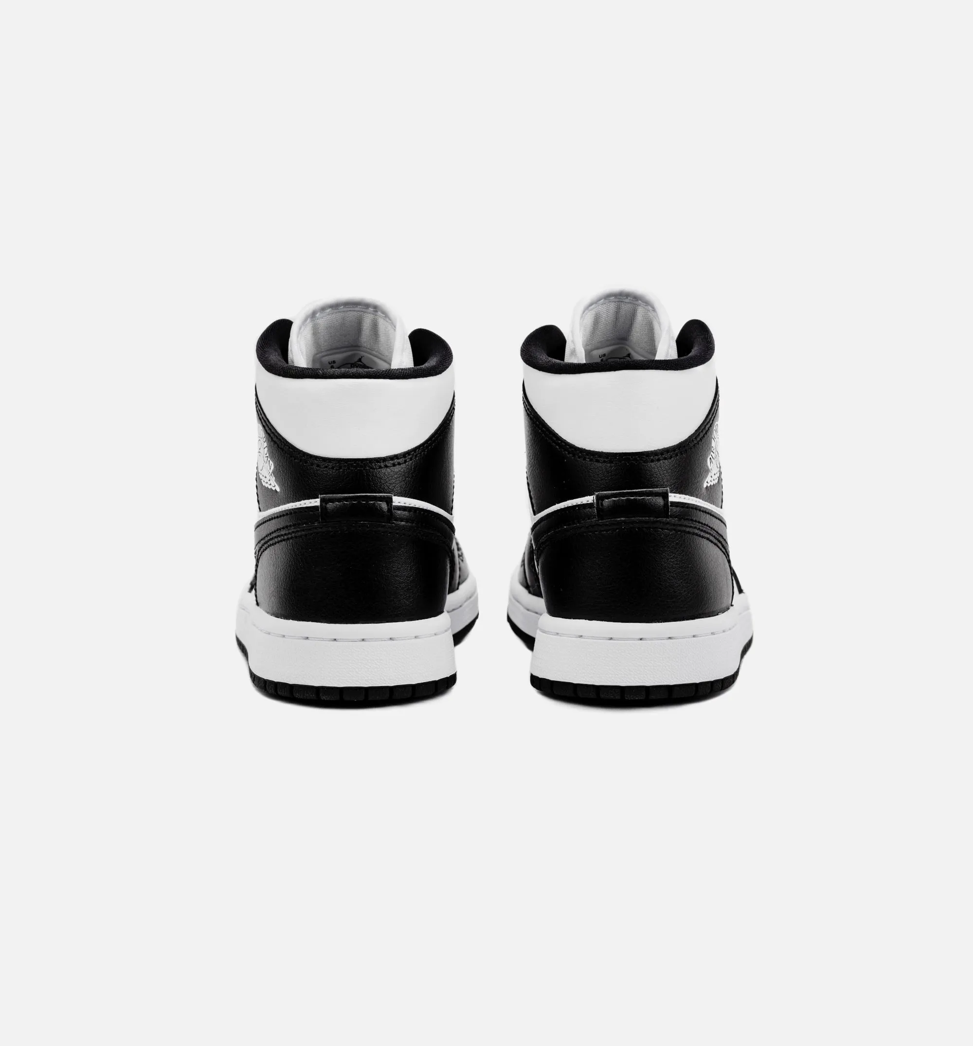 Air Jordan 1 Retro Mid Panda Womens Lifestyle Shoe - Black/White sold by Nice Kicks Retail product image thumbnail 4