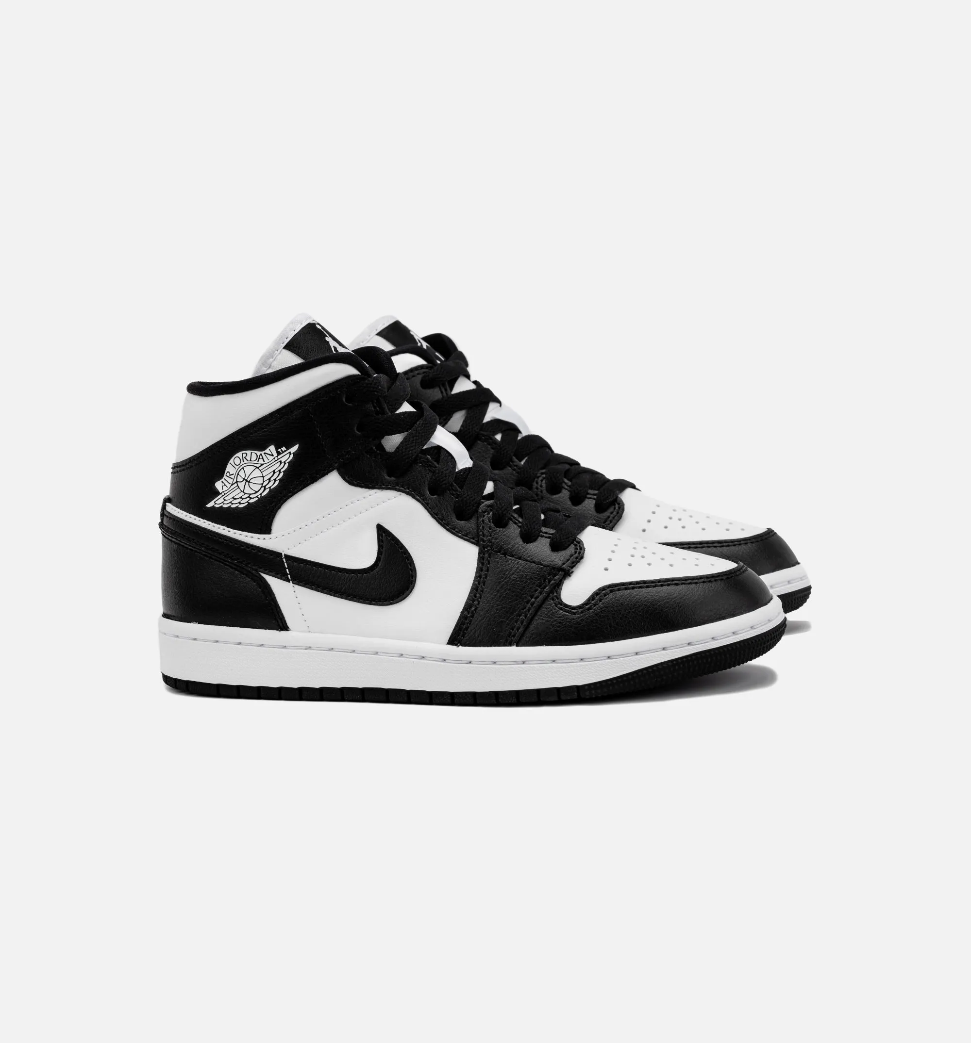 Air Jordan 1 Retro Mid Panda Womens Lifestyle Shoe - Black/White sold by Nice Kicks Retail product image thumbnail 2