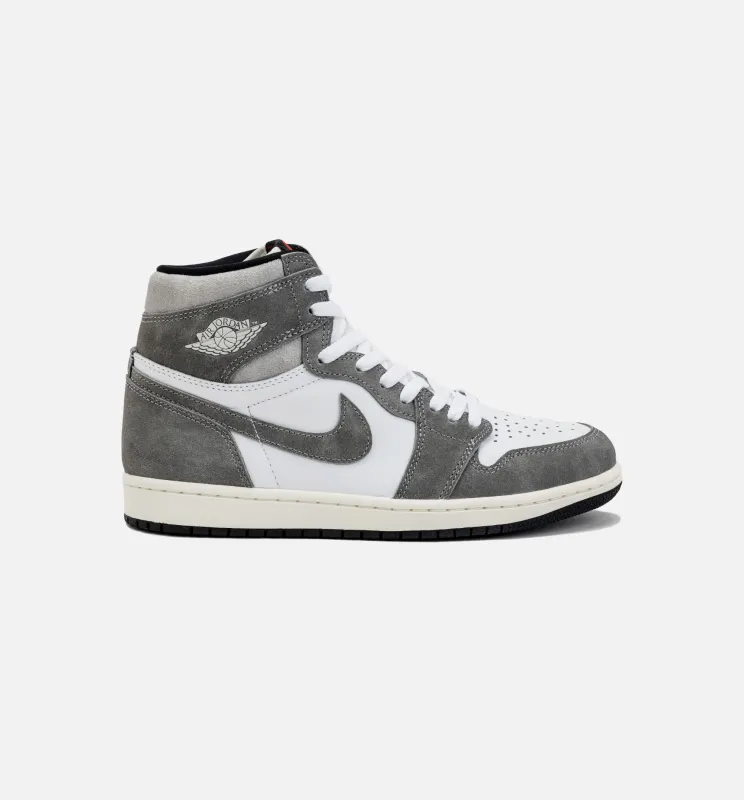 Air Jordan 1 Retro High OG Washed Heritage Mens Lifestyle Shoe - Grey/White made by Jordan