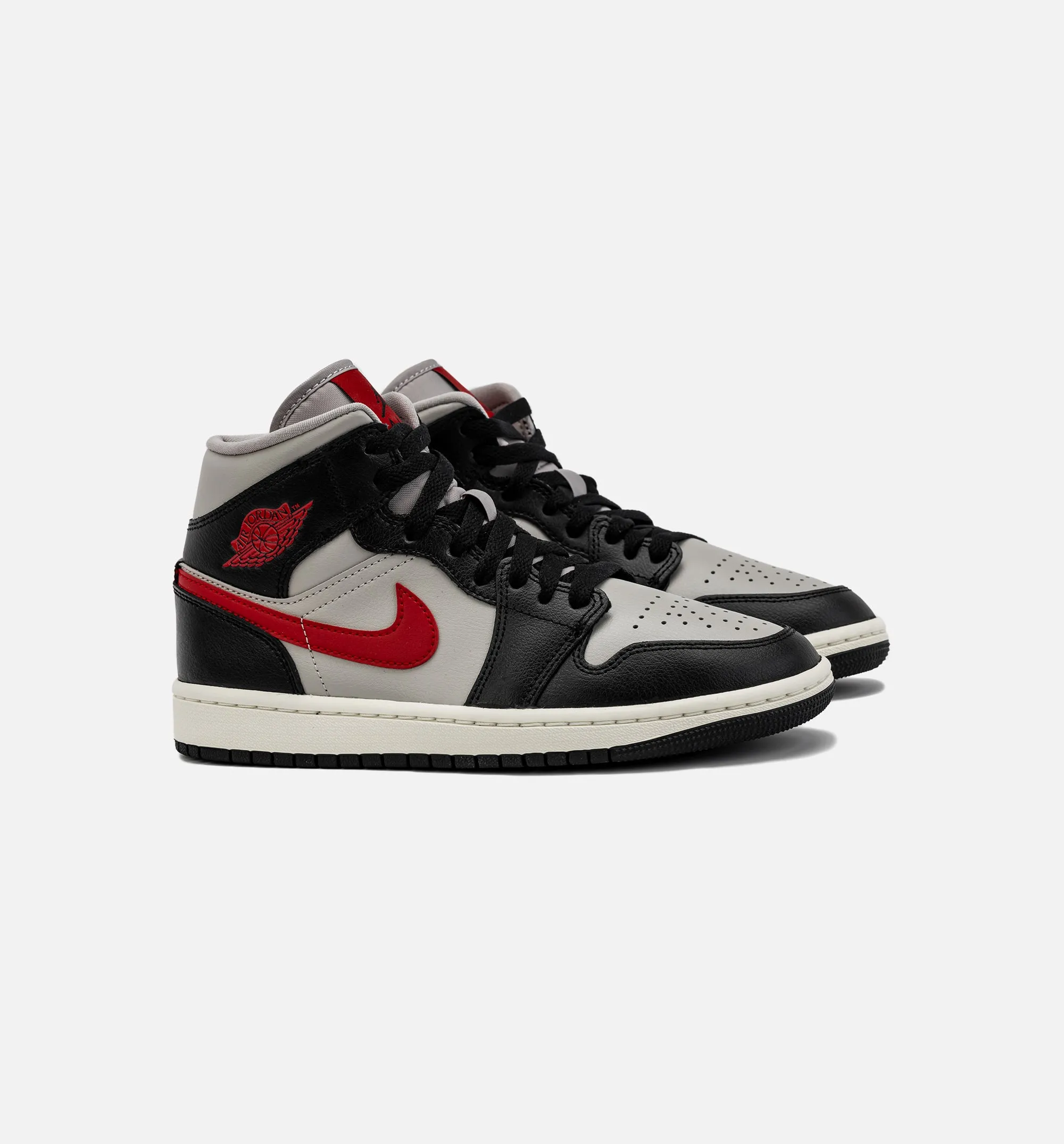 Air Jordan 1 Retro Mid Womens Lifestyle Shoe - Black/Red sold by Nice Kicks Retail product image thumbnail 2