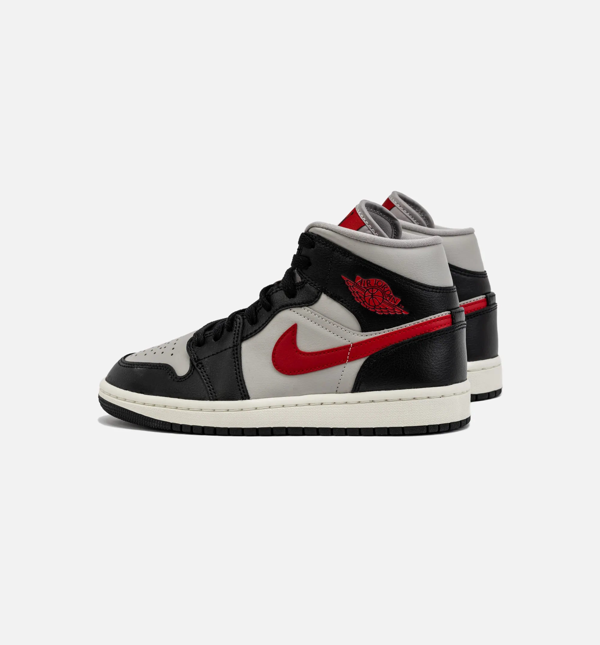 Air Jordan 1 Retro Mid Womens Lifestyle Shoe - Black/Red sold by Nice Kicks Retail product image thumbnail 3
