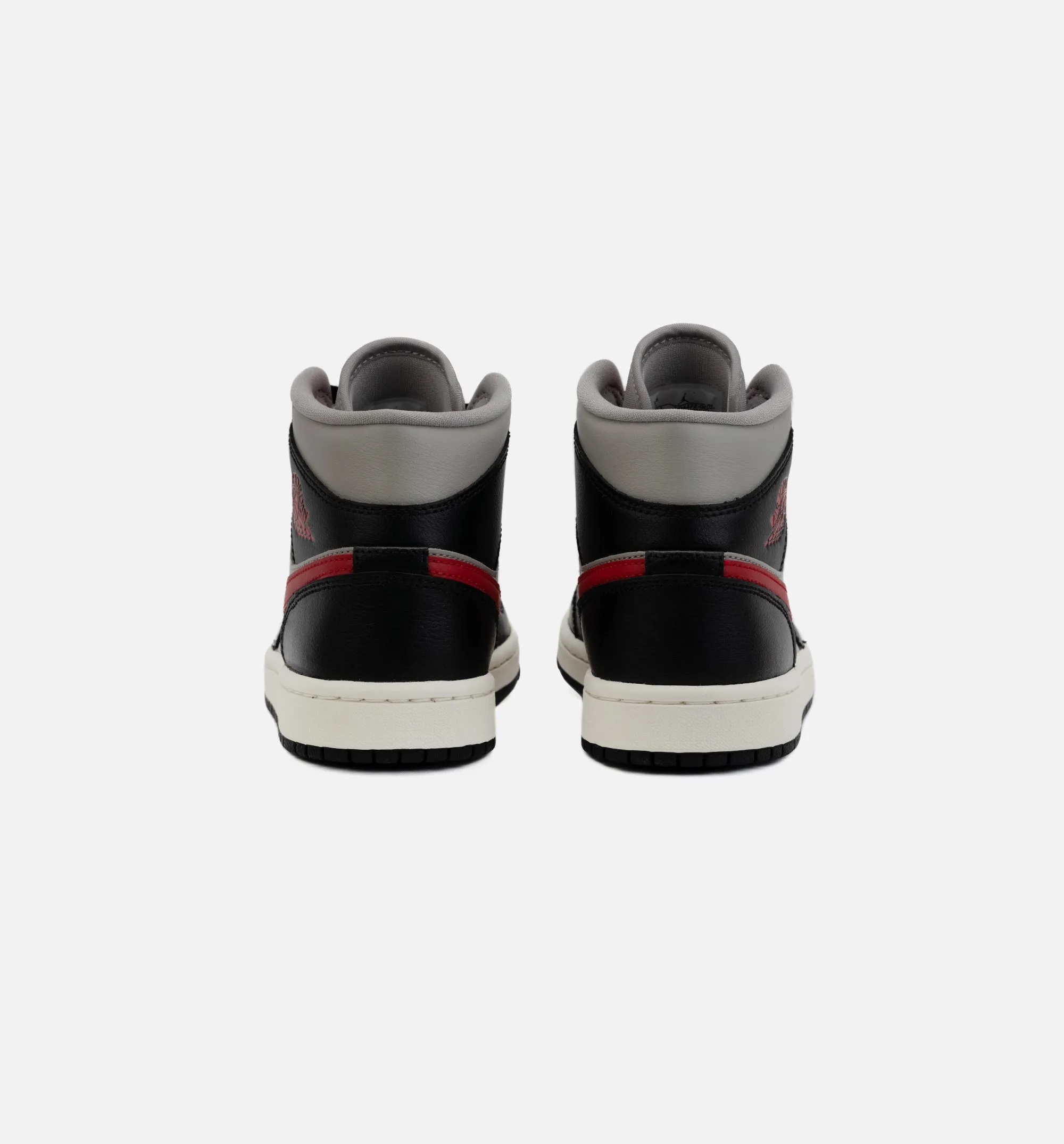 Air Jordan 1 Retro Mid Womens Lifestyle Shoe - Black/Red sold by Nice Kicks Retail product image thumbnail 4