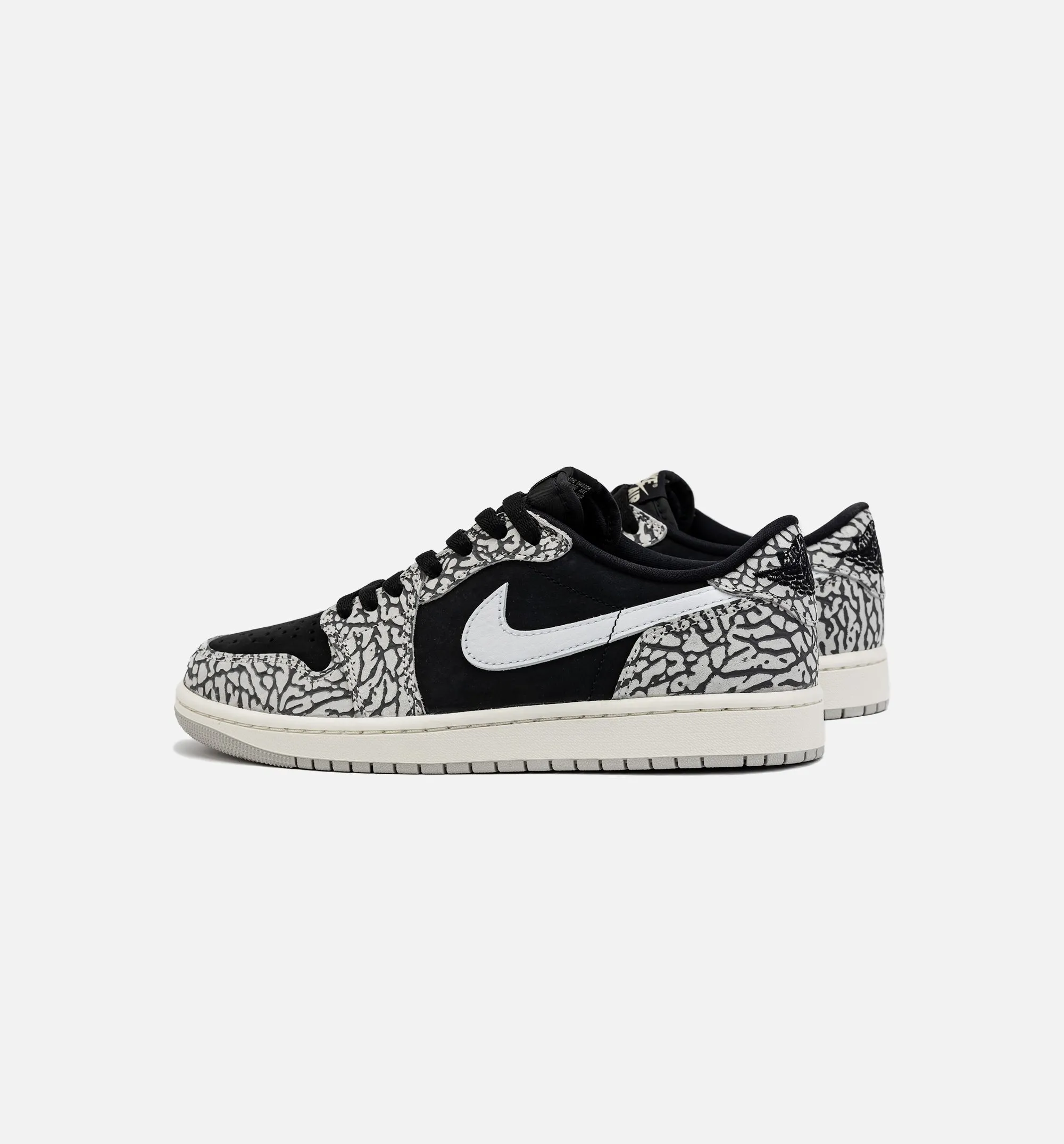 Air Jordan 1 Retro Low OG Black Cement Mens Lifestyle Shoe - Black/Grey sold by Nice Kicks Retail product image thumbnail 3