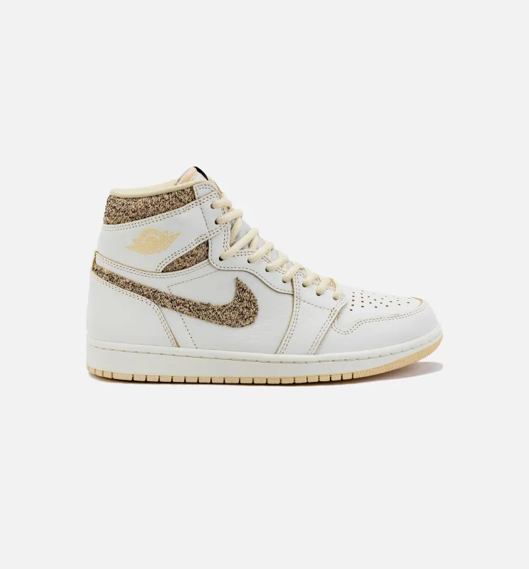 Air Jordan 1 Retro High OG Sail Pale Vanilla Mens Lifestyle Shoe - Beige Free Shipping made by Jordan