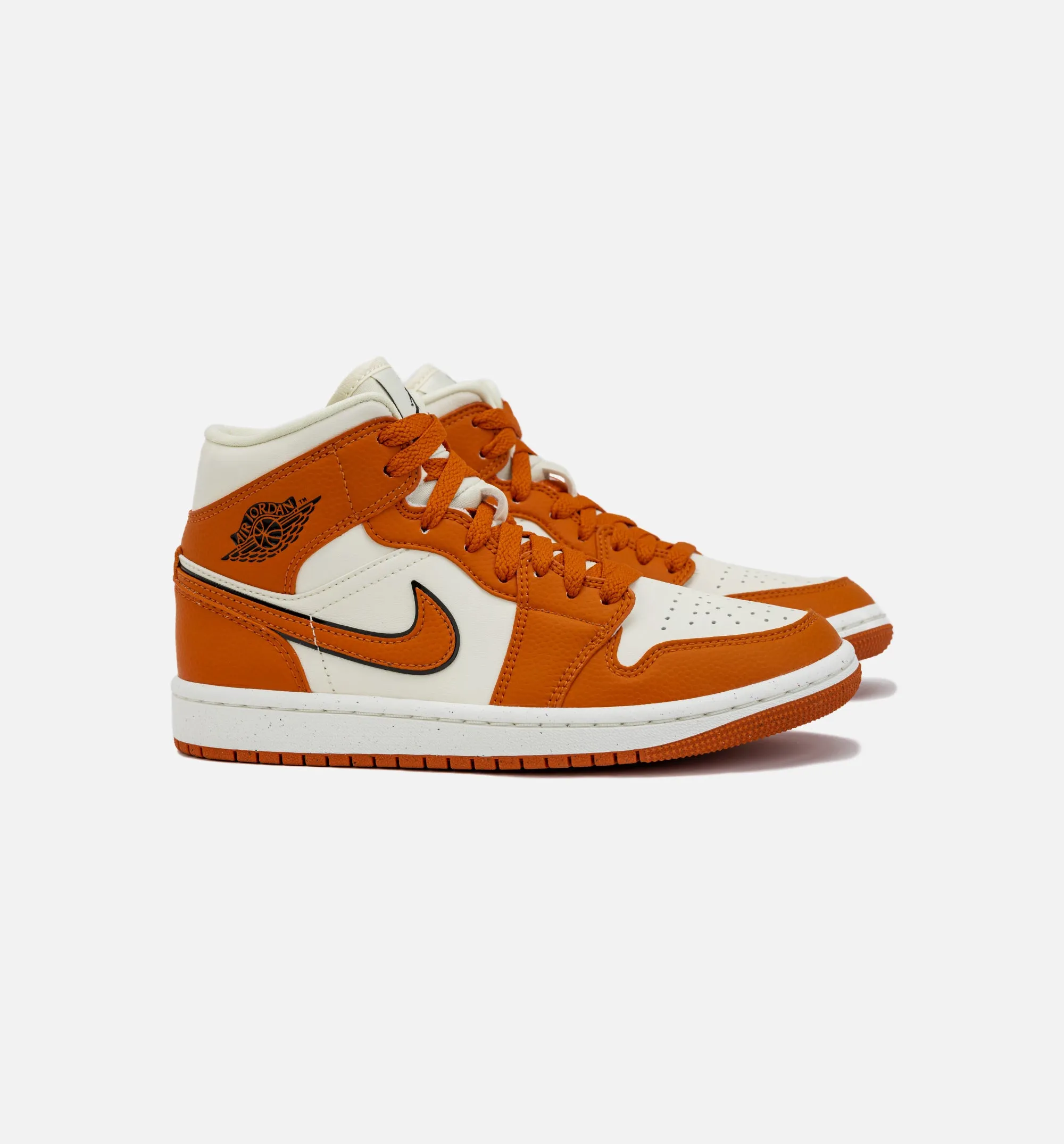 Air Jordan 1 Retro Mid SE Sport Spice Womens Lifestyle Shoe - Orange/White sold by Nice Kicks Retail product image thumbnail 2