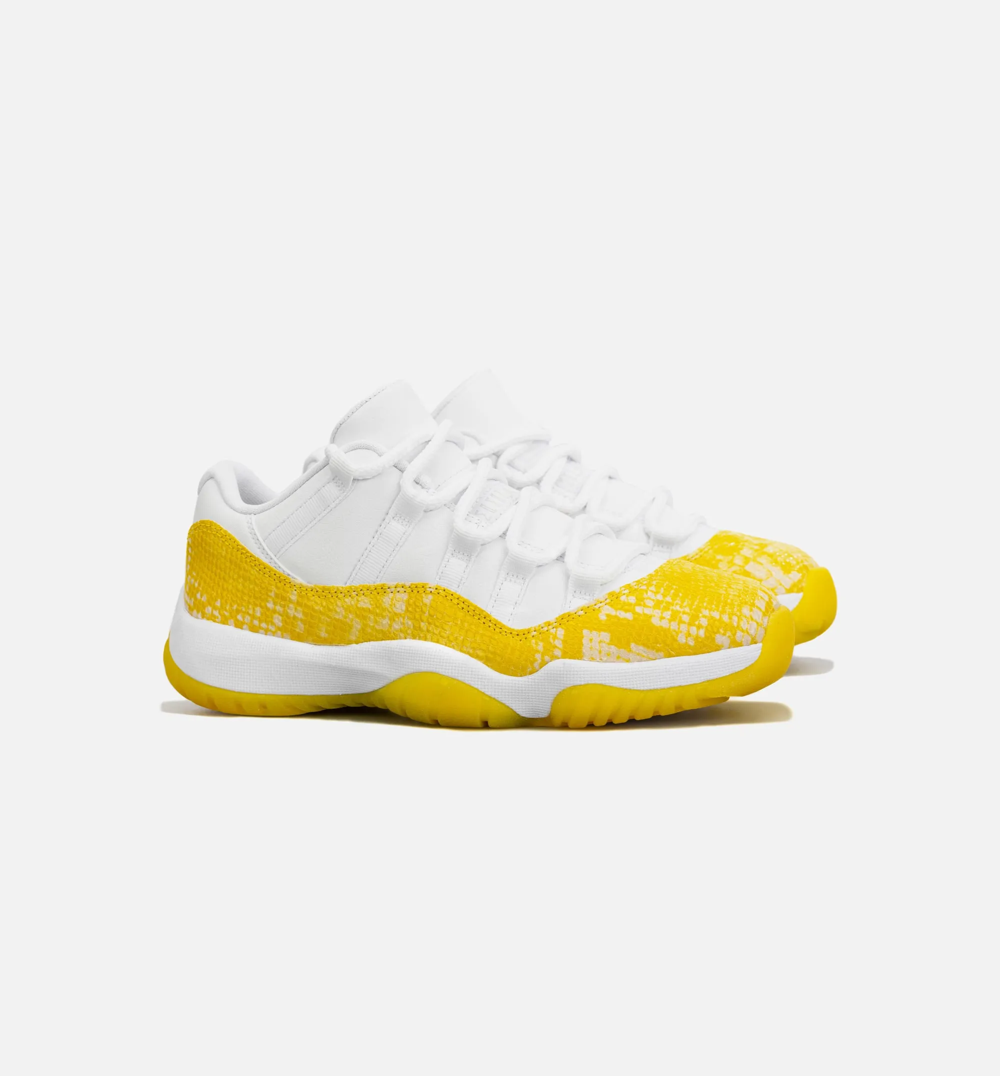 Air Jordan 11 Retro Low Yellow Snakeskin Womens Lifestyle Shoe - Yellow/White sold by Nice Kicks Retail product image thumbnail 2