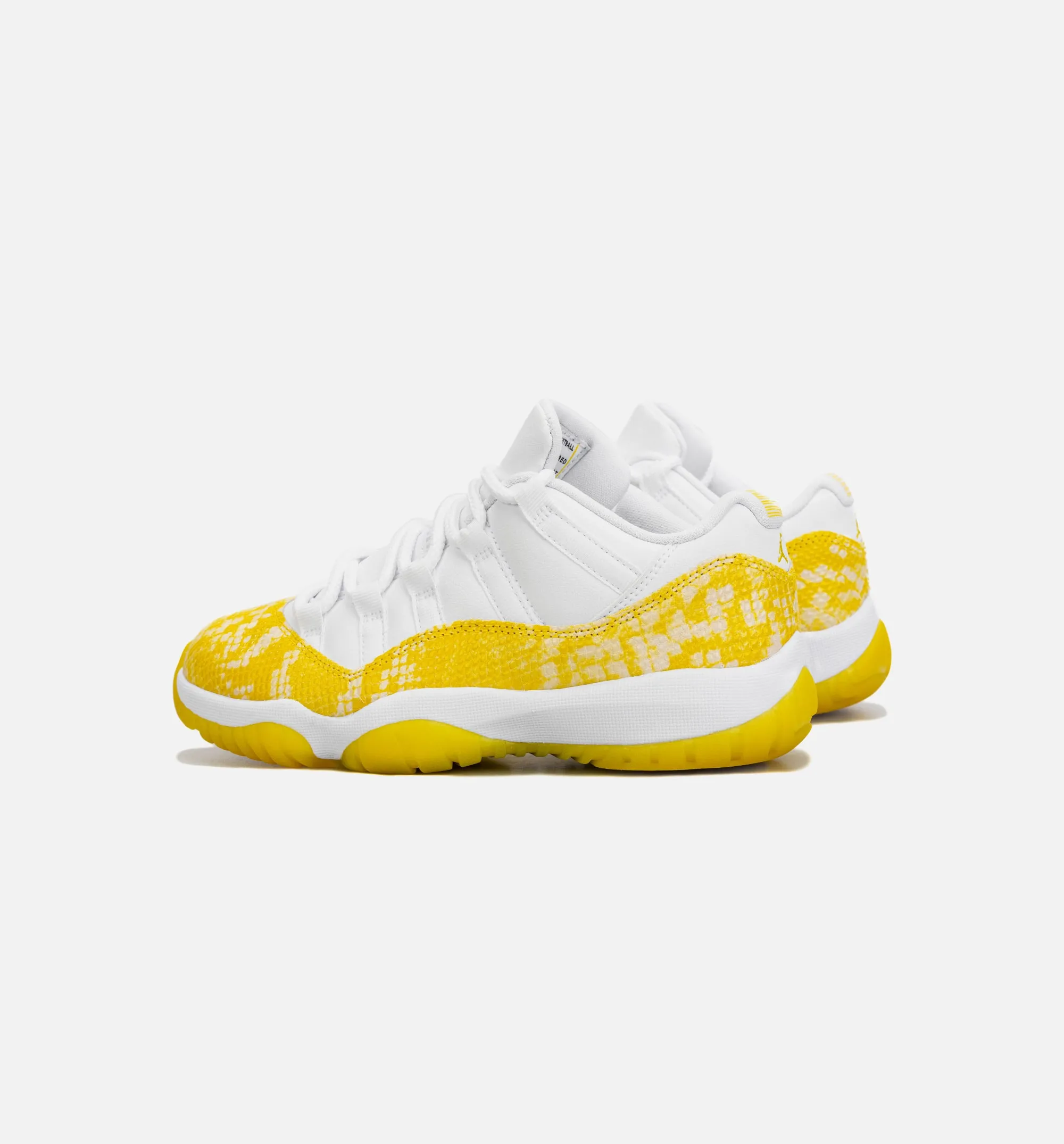Air Jordan 11 Retro Low Yellow Snakeskin Womens Lifestyle Shoe - Yellow/White sold by Nice Kicks Retail product image thumbnail 3