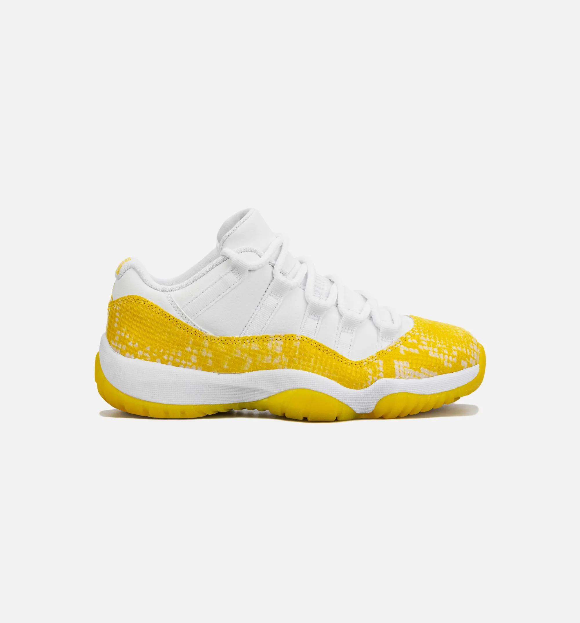 Air Jordan 11 Retro Low Yellow Snakeskin Womens Lifestyle Shoe - Yellow/White sold by Nice Kicks Retail