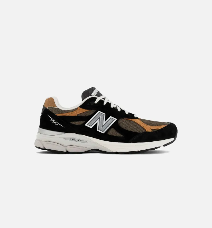 MADE in USA 990v3 Mens Lifestyle Shoe - Black/Beige sold by Nice Kicks Retail