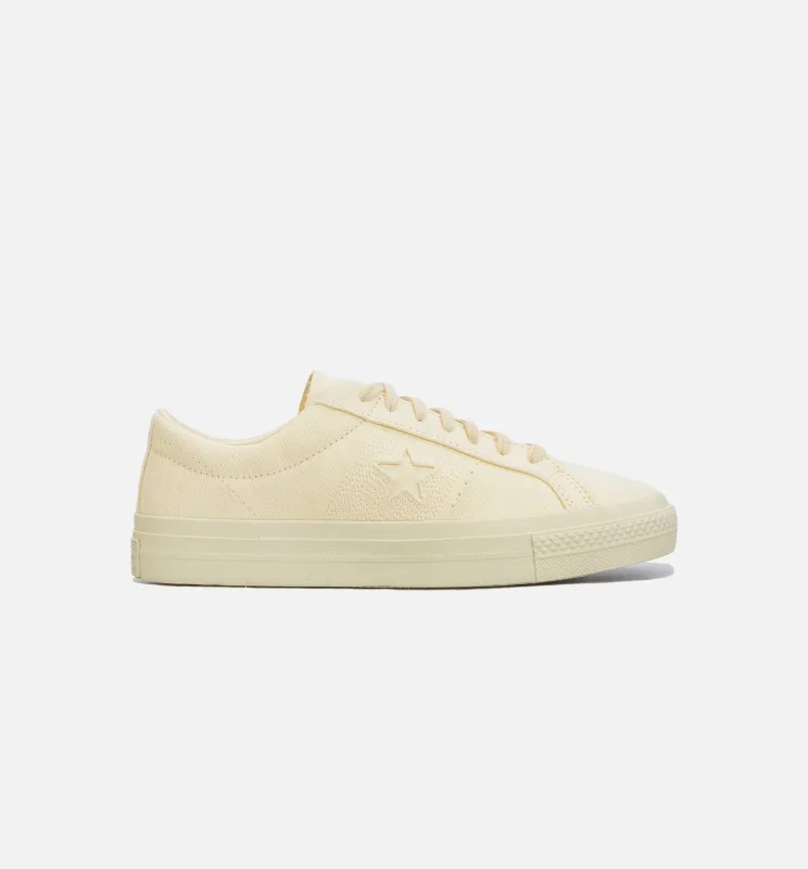 One Star Pro Herringbone Mens Lifestyle Shoe - Beige made by Converse