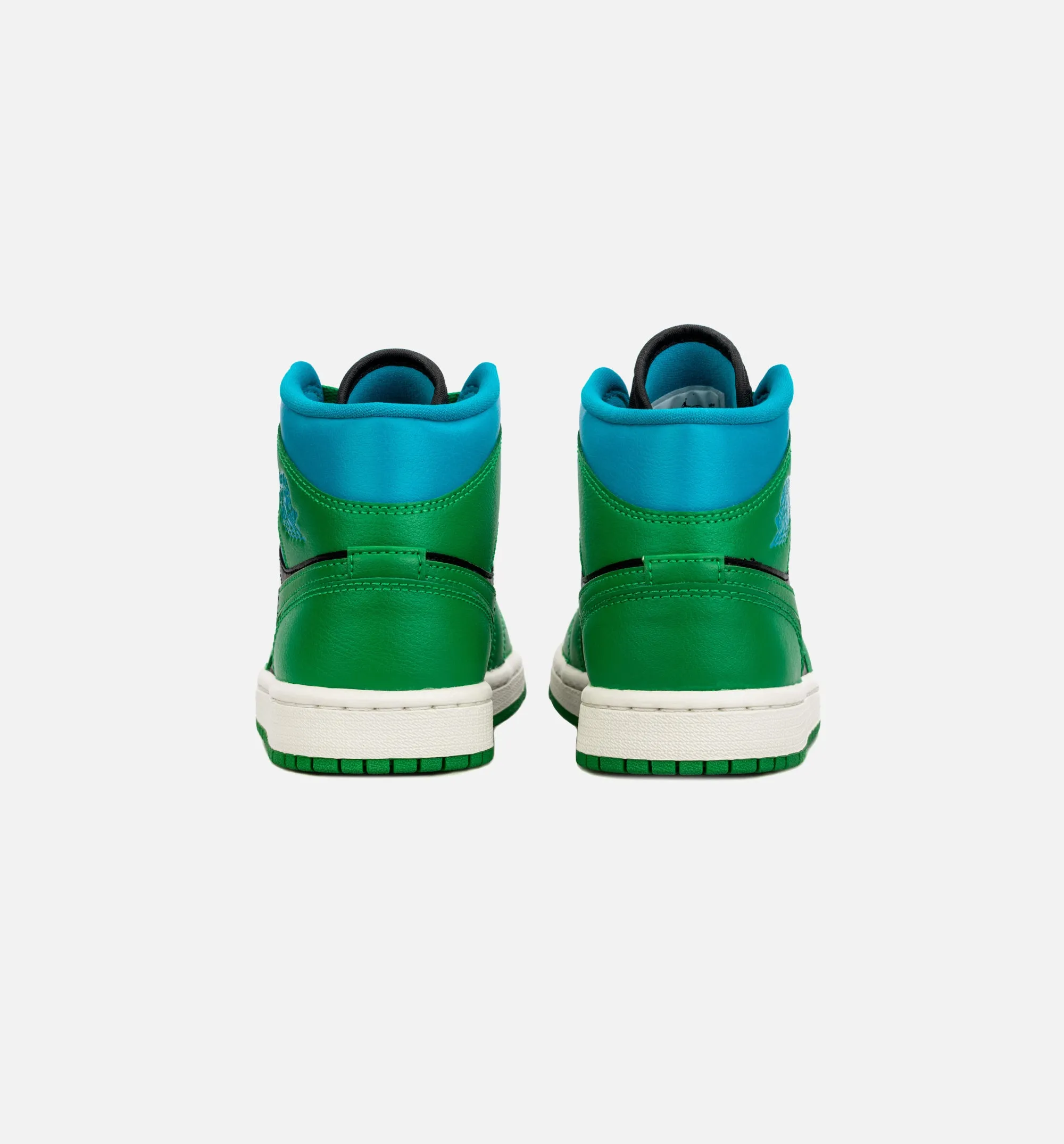Air Jordan 1 Retro Mid Womens Lifestyle Shoe - Green/Blue sold by Nice Kicks Retail product image thumbnail 4