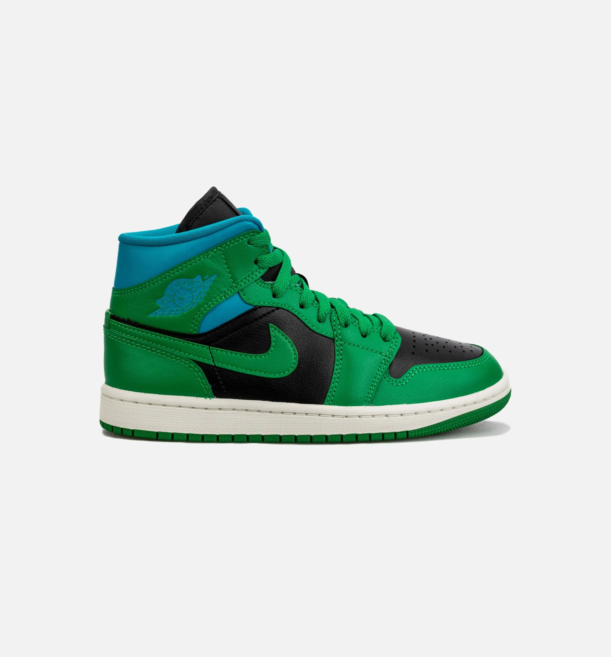 Air Jordan 1 Retro Mid Womens Lifestyle Shoe - Green/Blue sold by Nice Kicks Retail