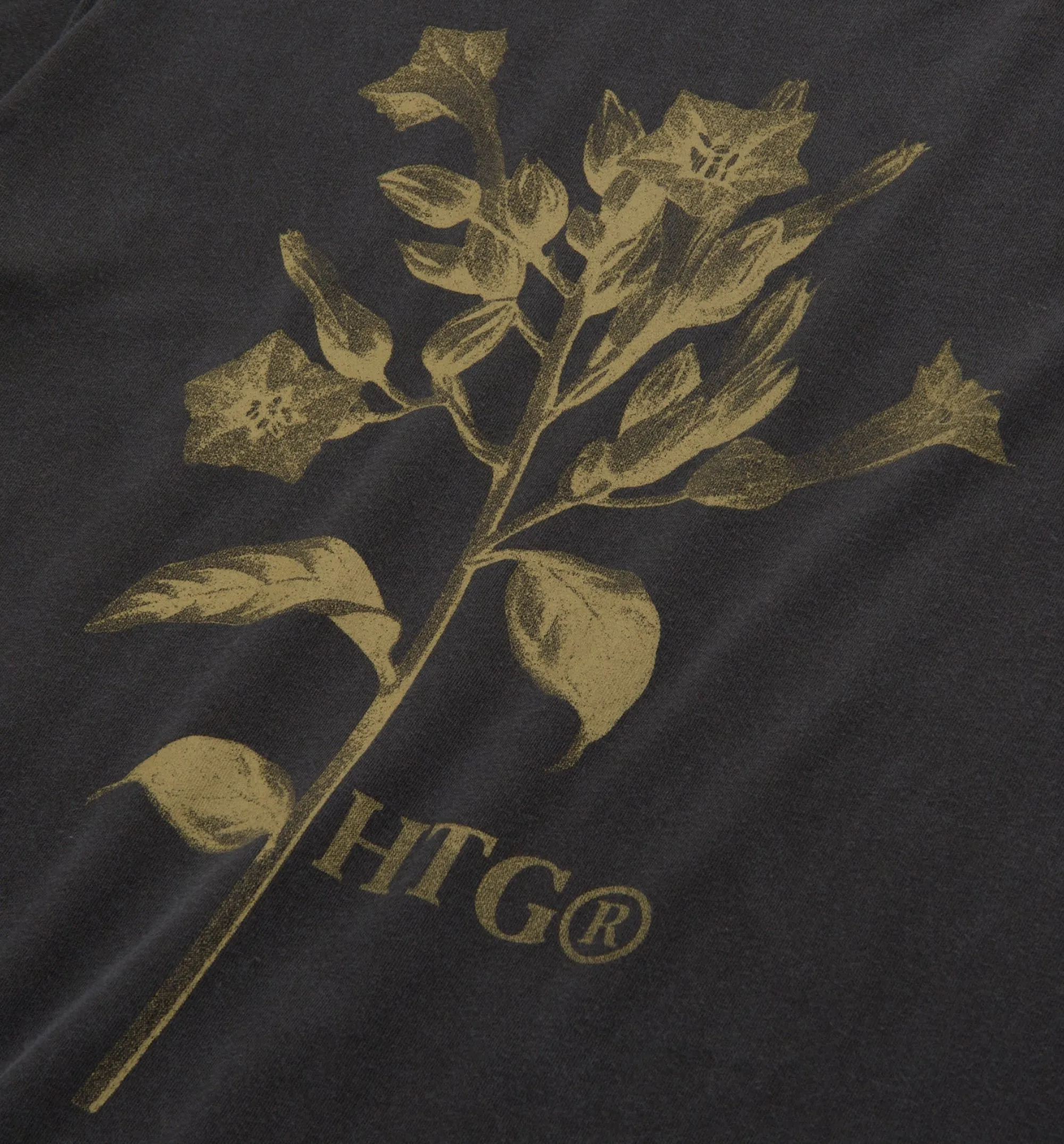 Tobacco Flowers Mens Short Sleeve Shirt - Black sold by Nice Kicks Retail product image thumbnail 2