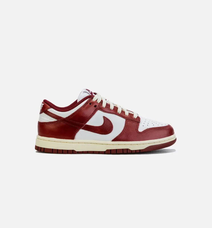 Dunk Low PRM Team Red Womens Lifestyle Shoe -  Red/White made by Nike