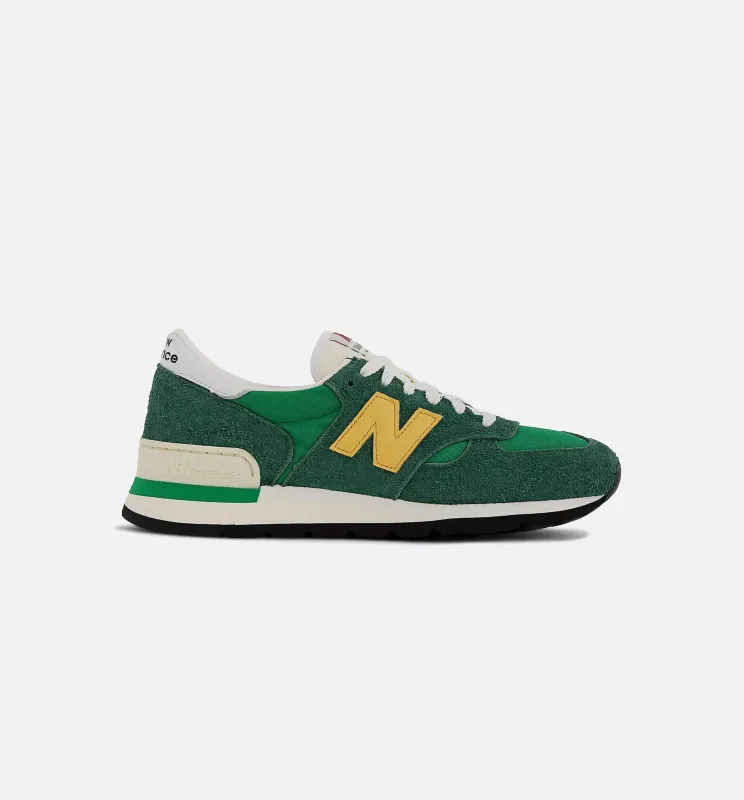 MADE in USA 990 Mens Lifestyle Shoe - Green/Gold made by Nice Kicks Retail