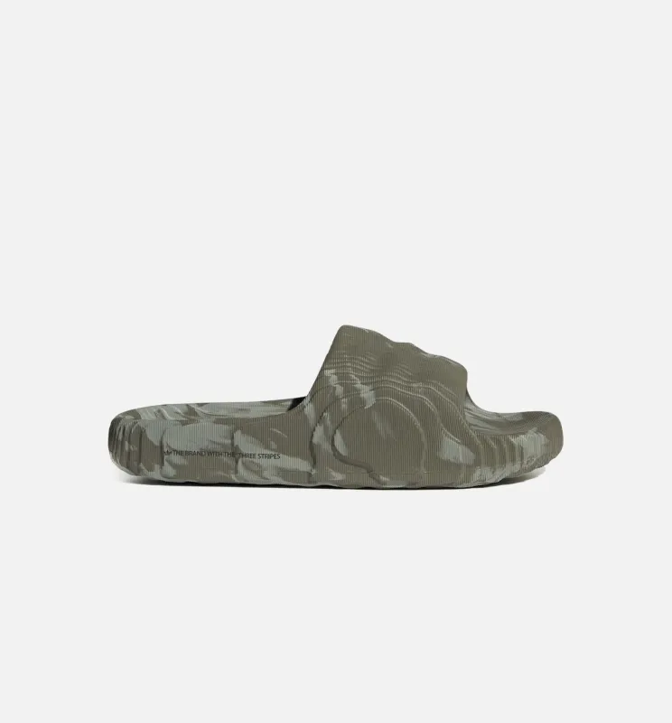 Adilette 22 Mens Sandals - Green made by Adidas