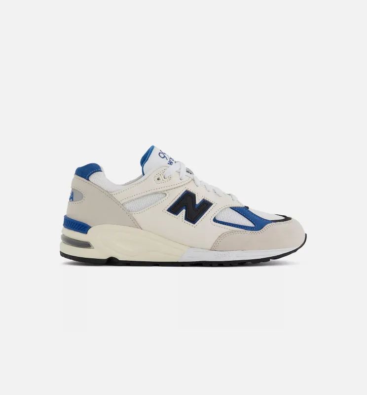 Made in USA 990v2 Mens Lifestyle Shoe - White/Blue made by Nice Kicks Retail
