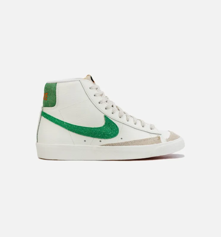 Blazer Mid '77 Mens Lifestyle Shoe - White/Green made by Nike