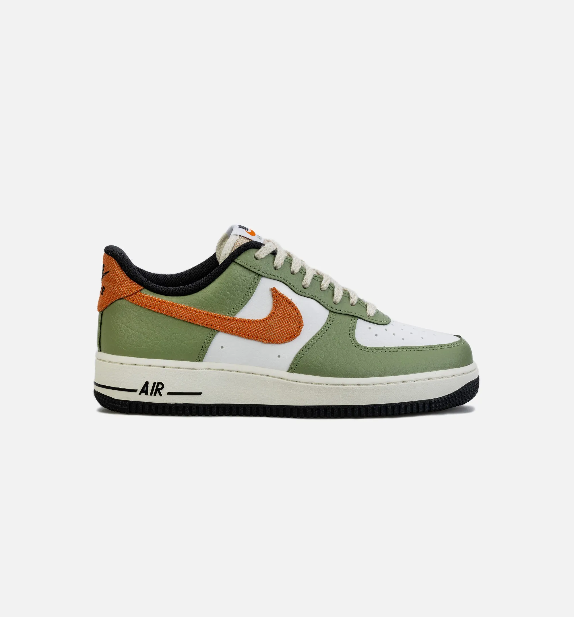 Air Force 1 '07 Oil Green Mens Lifestyle Shoe - Green/Orange sold by Nice Kicks Retail