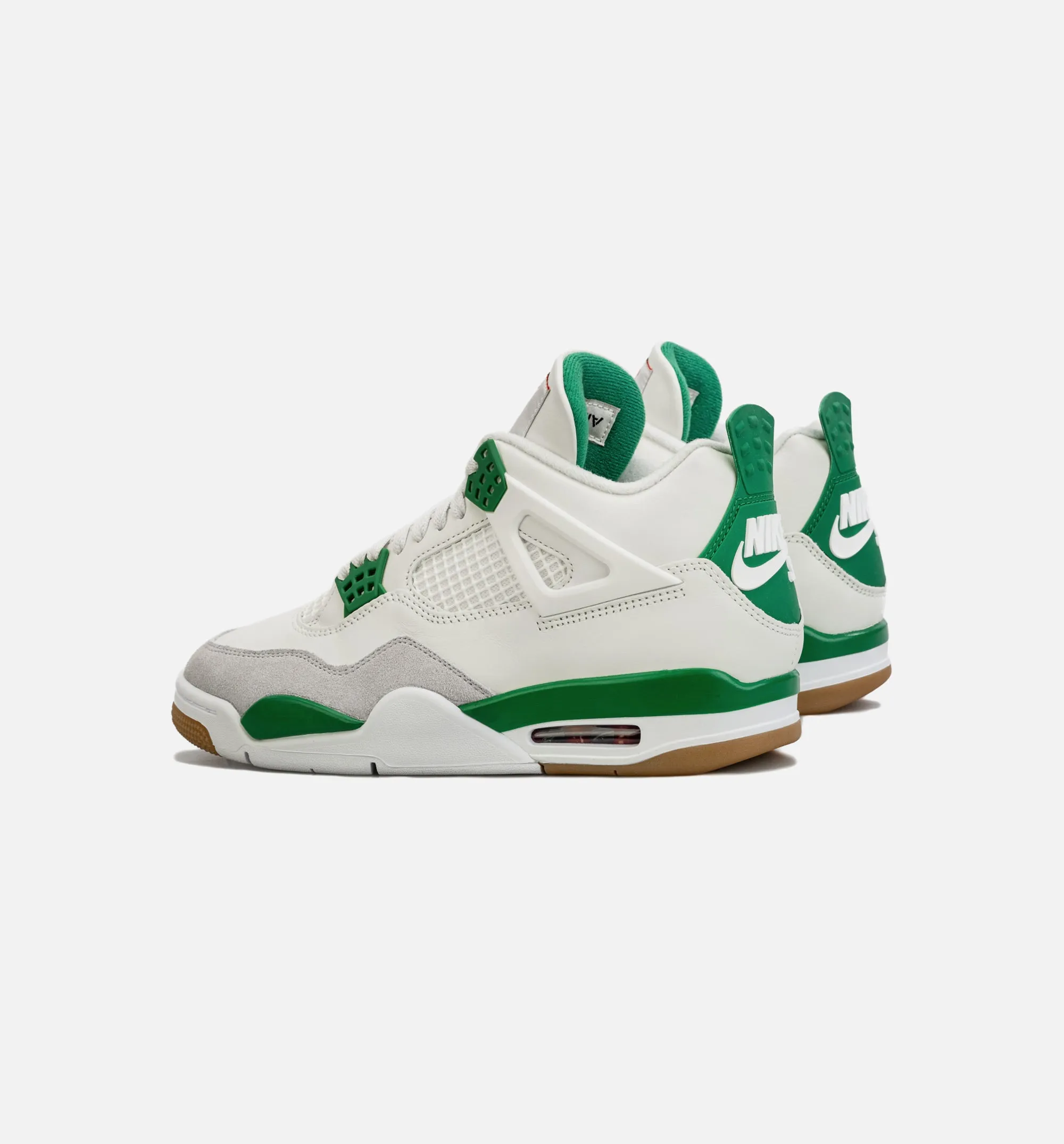 Nike SB x Air Jordan 4 Retro Pine Green Mens Lifestyle Shoe - Green/White Limit One Per Customer sold by Nice Kicks Retail product image thumbnail 3
