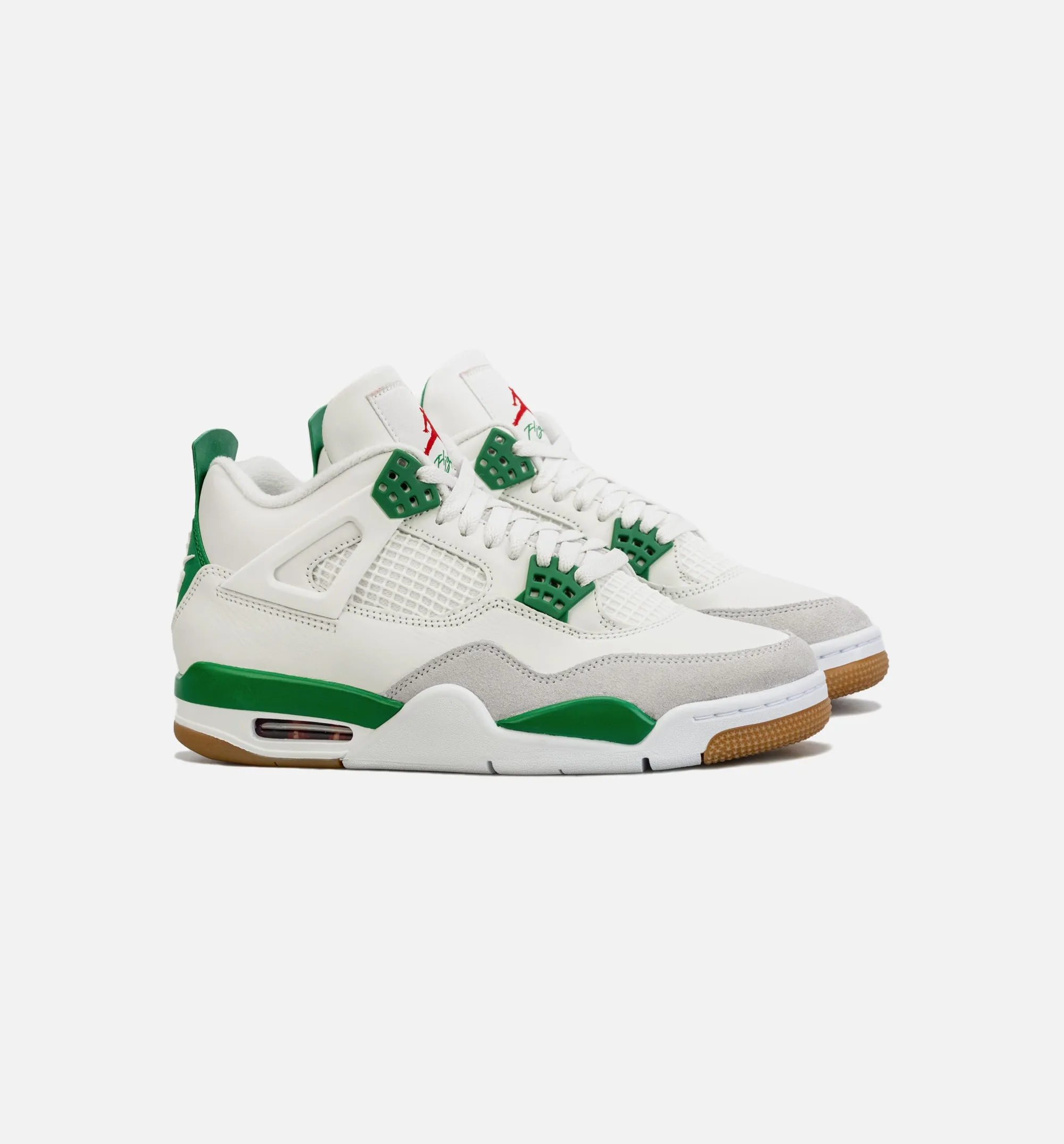 Nike SB x Air Jordan 4 Retro Pine Green Mens Lifestyle Shoe - Green/White Limit One Per Customer sold by Nice Kicks Retail product image thumbnail 2