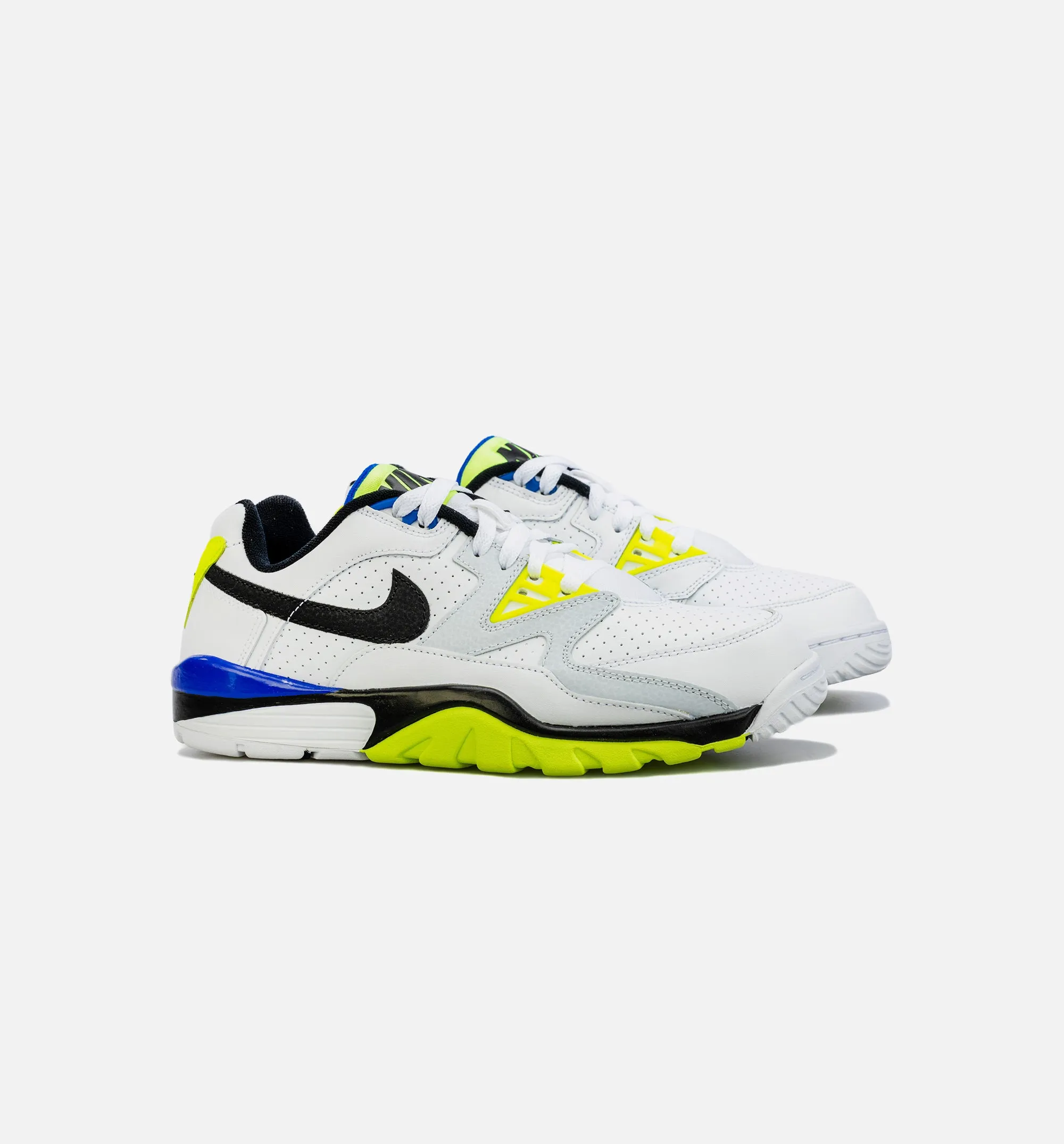 Air Cross Trainer 3 Low Mens Lifestyle Shoe - White/Blue/Volt sold by Nice Kicks Retail product image thumbnail 2