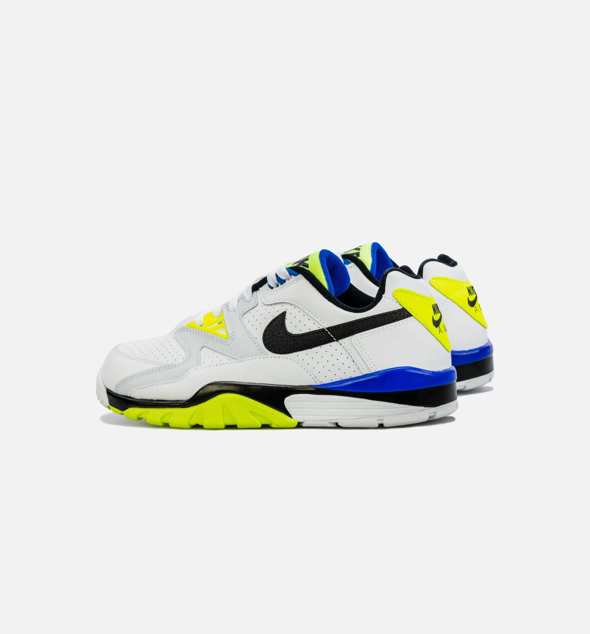 Air Cross Trainer 3 Low Mens Lifestyle Shoe - White/Blue/Volt sold by Nice Kicks Retail product image thumbnail 3