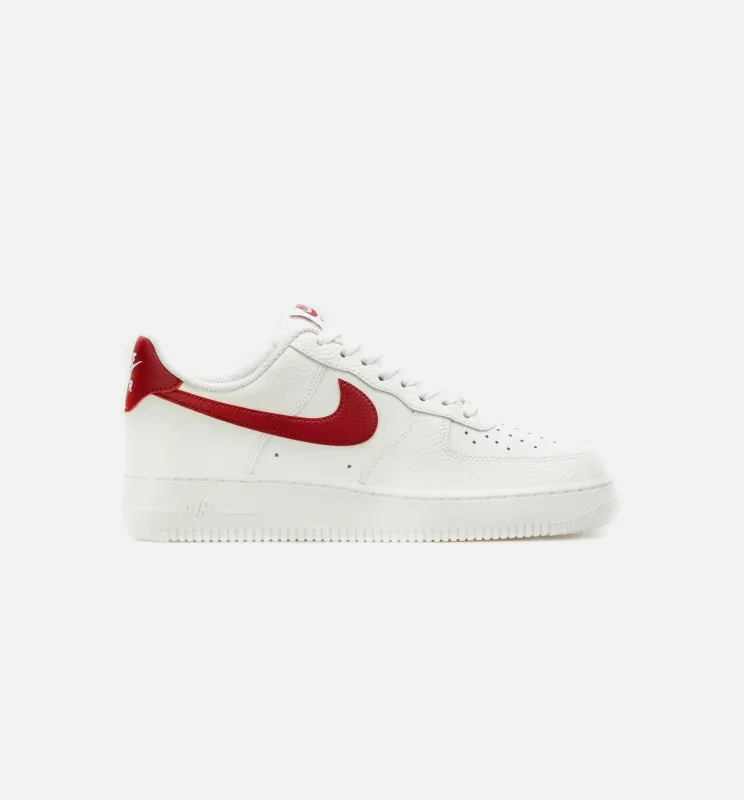 Air Force 1 Low Team Red Mens Lifestyle Shoe - White/Red made by Nike