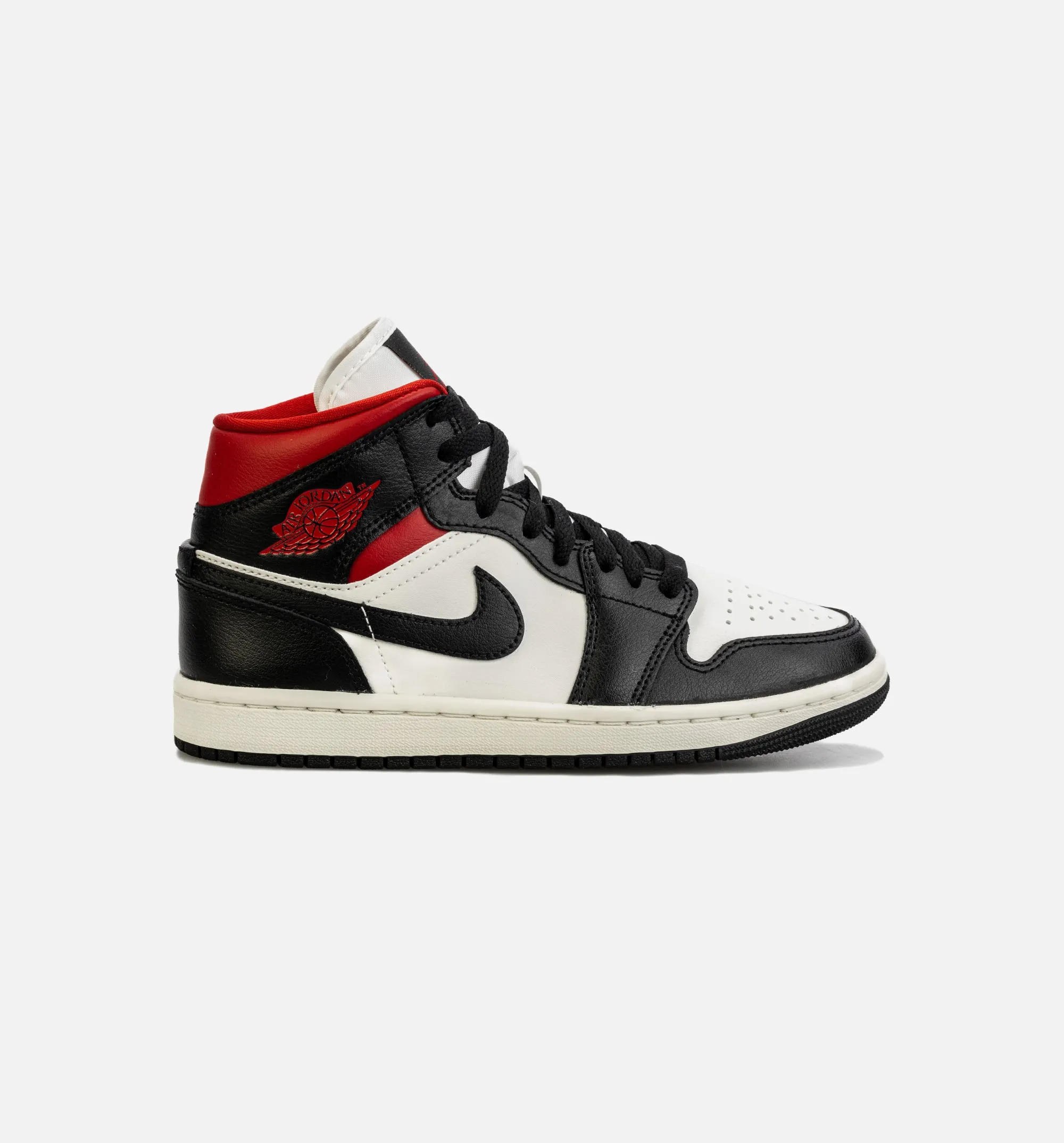 Air Jordan 1 Mid Womens Lifestyle Shoe - Black/Red sold by Nice Kicks Retail