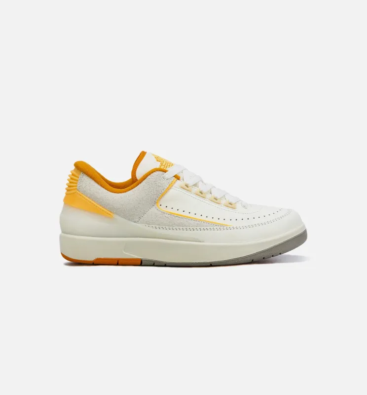 Air Jordan 2 Retro Low Melon Tint Mens Lifestyle Shoe - White/Orange made by Jordan