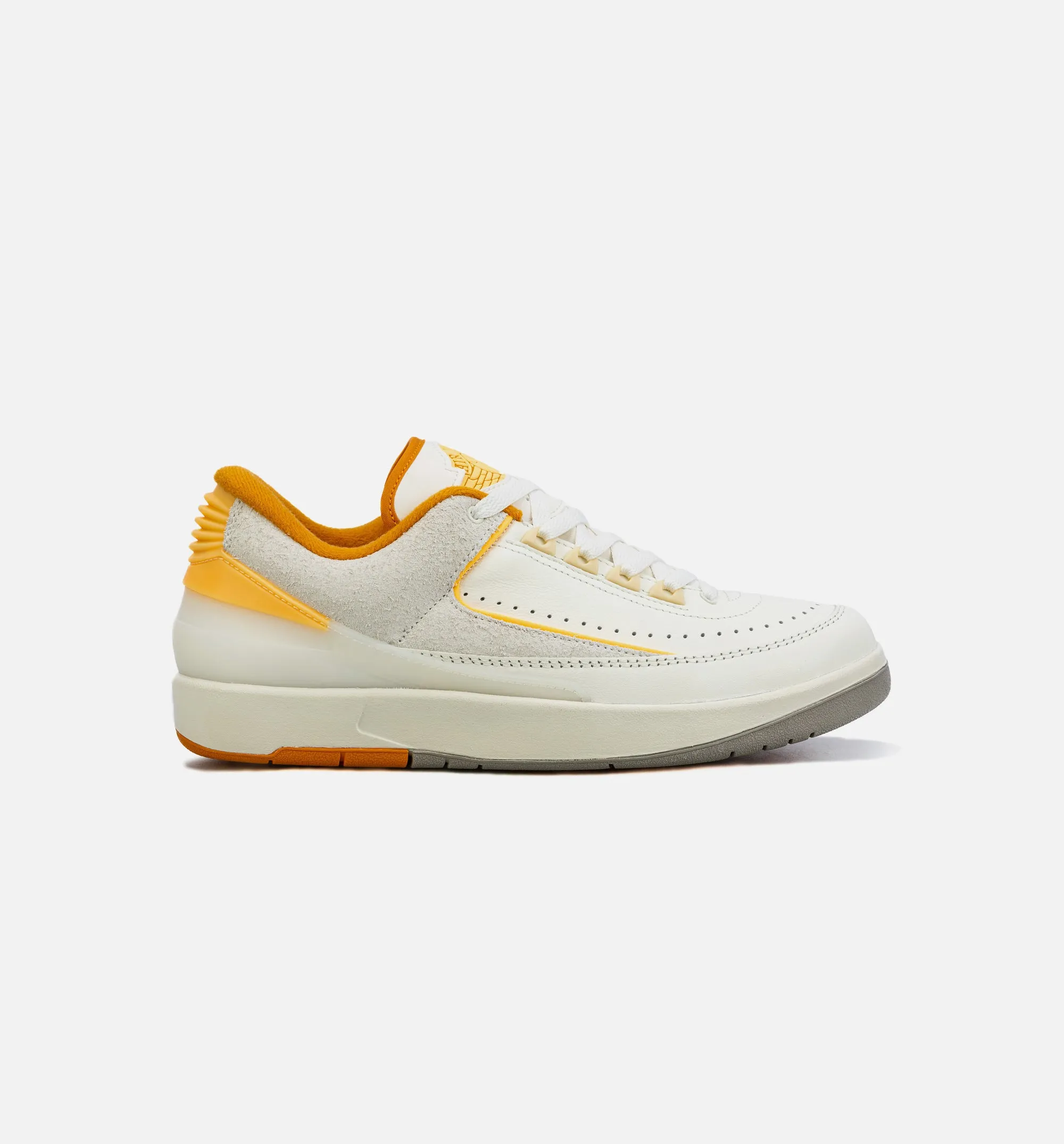 Air Jordan 2 Retro Low Melon Tint Mens Lifestyle Shoe - White/Orange sold by Nice Kicks Retail