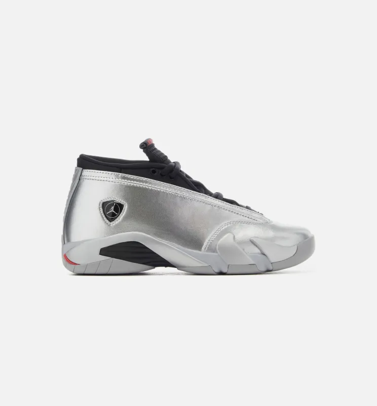 Air Jordan 14 Retro Low Metallic Silver Womens Lifestyle Shoe - Silver made by Jordan