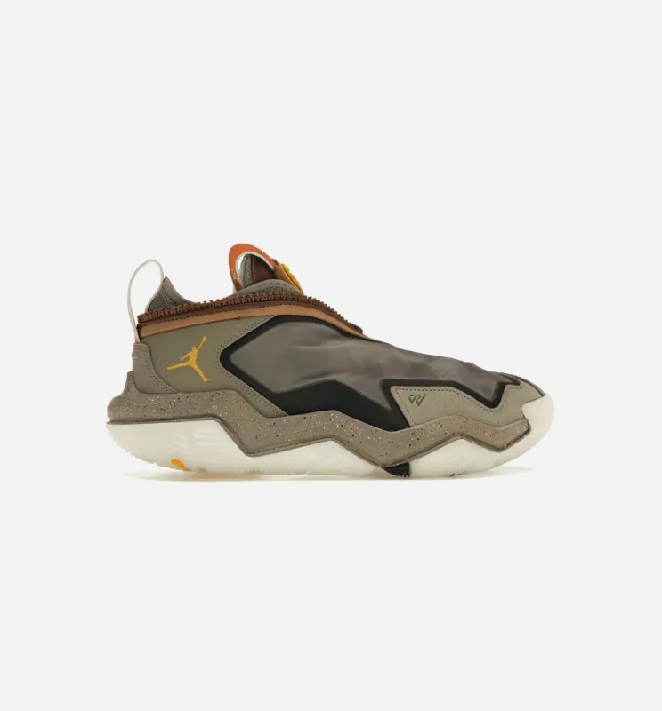 Honor The Gift x Why Not Zer0.6 Mens Lifestyle Shoe - Moon Fossil/Campfire Orange/Phantom/Yellow Ochre made by Jordan