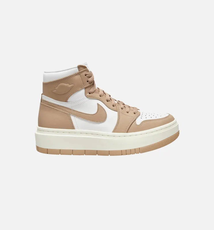 Air Jordan 1 Elevate High Desert Womens Lifestyle Shoe - Beige/White made by Jordan