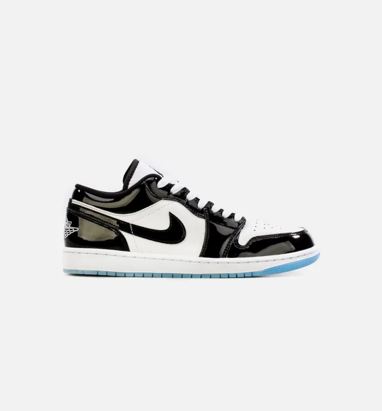 Air Jordan 1 Low Concord Mens Lifestyle Shoe - White/Black Limit One Per Customer made by Jordan