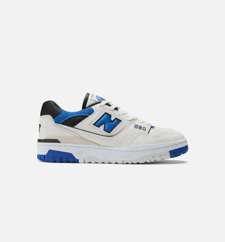 550 Team Royal Mens Lifestyle Shoe - White/Blue made by New Balance