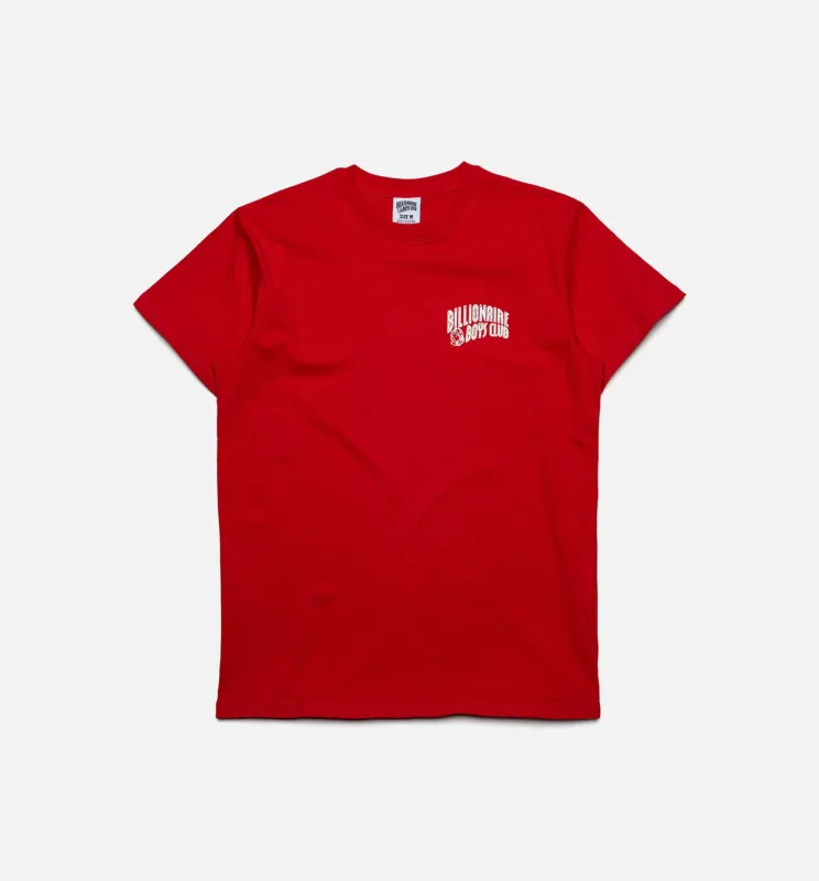 BB Small Arch Mens Short Sleeve Shirt - Red made by Billionaire Boys Club
