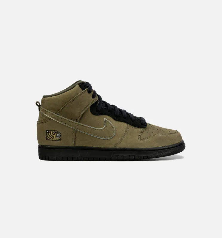 Dunk High x SOULGOODS 90s Mens Lifestyle Shoe - Olive Green made by Nike